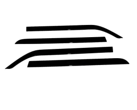 AVS Ventvisor Low Profile Deflectors 4pc - Smoke Toyota Tundra Double Cab 2007-2018