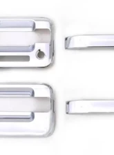 AVS Door Handle Covers (2 Door) 4pc Set - Chrome Ford F-150 (2 Door w/Keypad) 2004-2014                                     - 685201 - Image 9