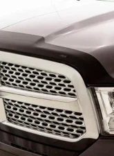 AVS Aeroskin Low Profile Hood Shield - Matte Black Dodge RAM 1500 (Excl. Sport/Rebel Models) 2009-2018                                     - 377004 - Image 6