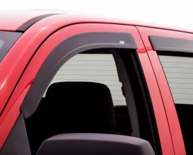 AVS Ventvisor Low Profile Window Deflectors 4pc - Matte Black Chevrolet Avalanche 2007-2013