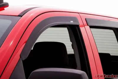 AVS Ventvisor Low Profile Window Deflectors 4pc - Matte Black Chevrolet Avalanche 2007-2013 - 774007