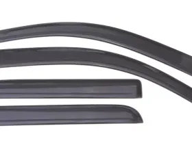 AVS Ventvisor Low Profile Deflectors 4pc - Smoke Chevrolet Silverado 1500 Ext. Cab 2014-2018