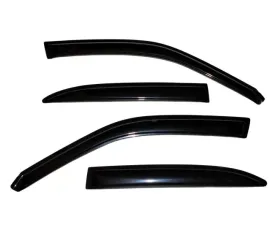 AVS Ventvisor Outside Mount Window Deflectors 4pc - Smoke Mazda 626 1998-2002