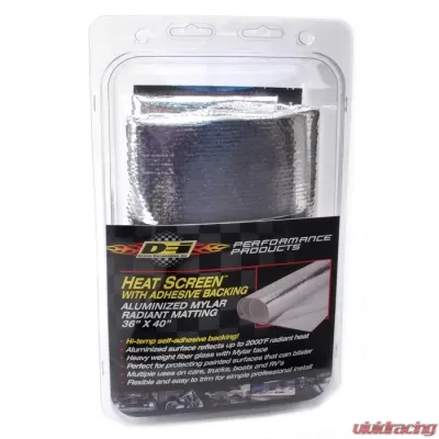 Design Engineering DEI Heat Screen Mylar Radiant Matting W/Adhesive Backing - 36" X 20 - 10399