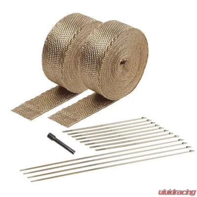 Design Engineering DEI Exhaust & Pipe Wrap Kit, Titanium - 10095