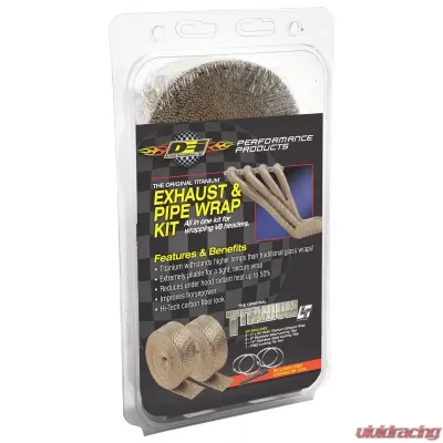 Design Engineering DEI Exhaust & Pipe Wrap Kit, Titanium - 10095