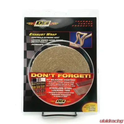 Design Engineering DEI Exhaust Wrap - 1" X 100 Ft - Tan - 10117