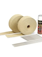 Design Engineering DEI Exhaust Wrap Kit - White Ht Coating                                     - 10111 - Image 2