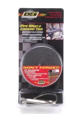 Design Engineering DEI Pipe Wrap & Ties Kit 2" X 25 Ft - Black                                     - 10119 - Image 3
