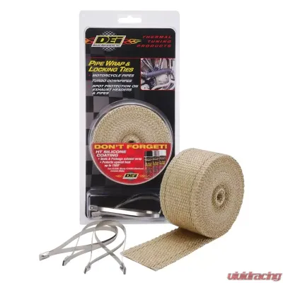 Design Engineering DEI Pipe Wrap & Ties Kit 2" X 25 Ft - Tan - 10122