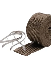 Design Engineering DEI Pipe Wrap & Ties Kit 2" X 25 Ft - Titanium                                     - 10123 - Image 6