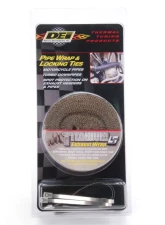 Design Engineering DEI Pipe Wrap & Ties Kit 2" X 25 Ft - Titanium                                     - 10123 - Image 3