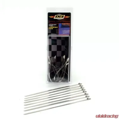 Design Engineering DEI Locking Ties 8" - 8 Per Pack - 10201