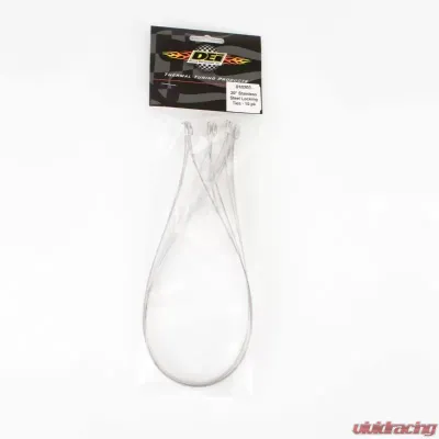Design Engineering DEI Stainless Steel Locking Ties 20" - 10 Pack - 10203