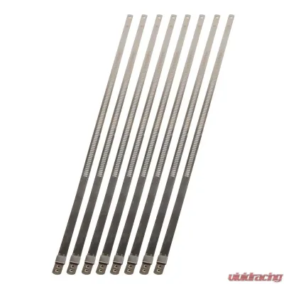 Design Engineering DEI Stainless Positive Lock Tie 7Mm X 9". 8 Pack - 10208