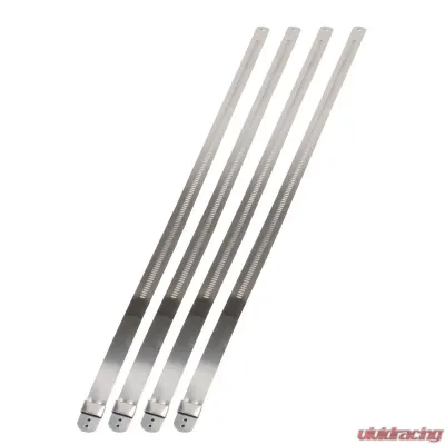 Design Engineering DEI Stainless Positive Lock Tie 12Mm X 14". 4 Pack - 10212