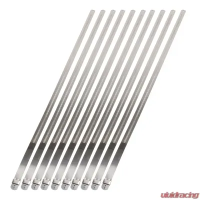 Design Engineering DEI Stainless Positive Lock Tie 12Mm X 20". 10 Pack - 10213