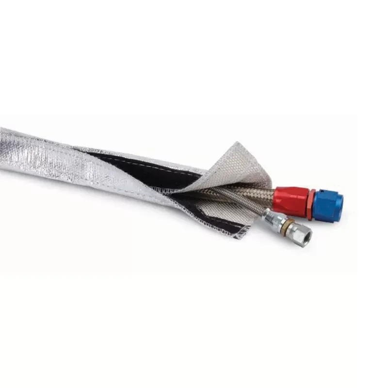 Design Engineering DEI Heat Shroudt - Aluminized Sleeving-Hook & Loop Edge - 93487