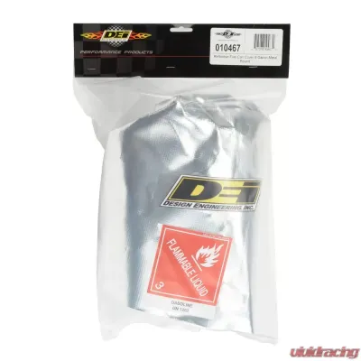 Design Engineering DEI Reflective Aluminized 5 Gallon Metal Round Race Fuel Can Cover - 10467