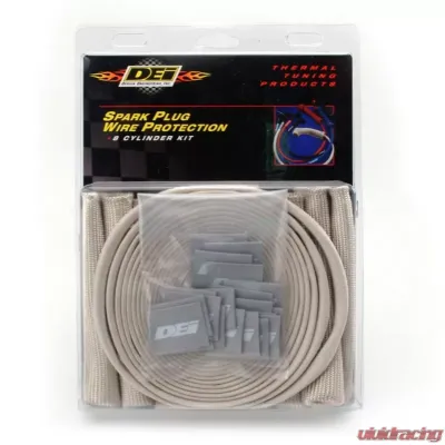 Design Engineering DEI Protect-A-Boot And Wire Kit Silver - 8 Cylinder Kit - 10702