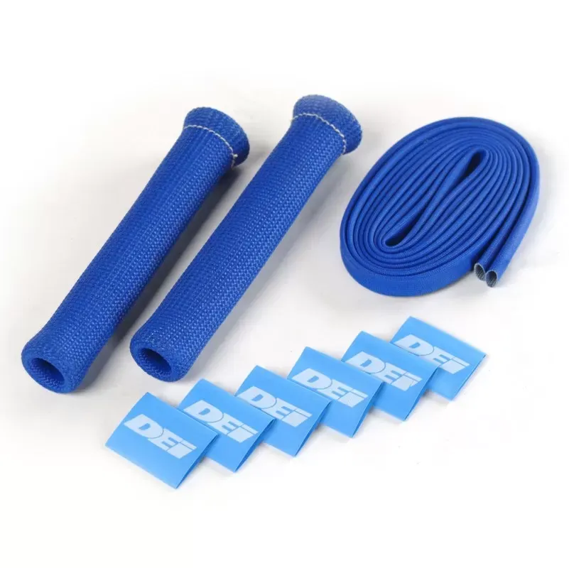 Design Engineering DEI Protect-A-Boot And Wire Kit Blue - 2 Cylinder Kit - 10731