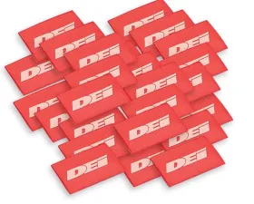 Design Engineering DEI Hi-Temp Shrink Tube Red 18Mm X 1.5