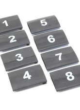Design Engineering DEI Wire Marker Kit, 8Pc. Heat Shrink. 18Mm Id. Numbered  1-8                                     - 10849 - Image 2