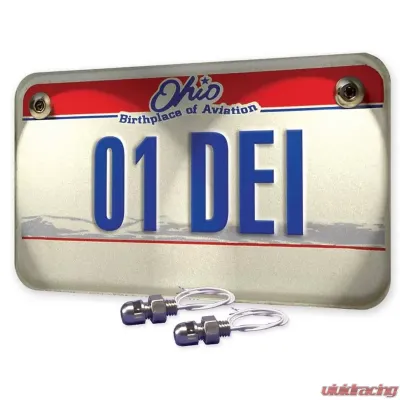 Design Engineering DEI Led Lite N Boltz License Plate Lighting Kit - Satin - 2-Pc - 30302
