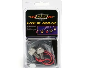Design Engineering DEI Led Lighted Button Head Boltz White - 2-Pack