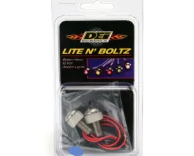 Design Engineering DEI Led Lighted Button Head Boltz Blue - 2-Pack