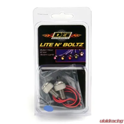 Design Engineering DEI Led Lighted Button Head Boltz Blue - 2-Pack - 30307