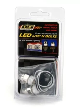 Design Engineering DEI Led Lite N Boltz License Plate Lighting Kit - Acorn Head - Polished - 2-Pc                                     - 30311 - Image 2