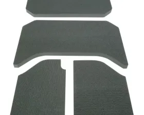 Design Engineering DEI Jeep Wrangler Sound Deadening Headliner2007-2010 4-Door - 4 Piece Black