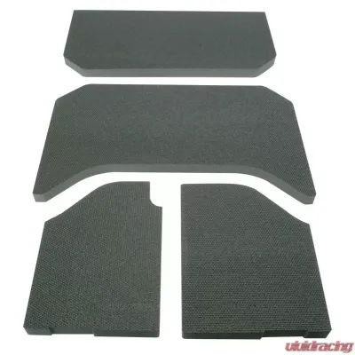 Design Engineering DEI Jeep Wrangler Sound Deadening Headliner2007-2010 4-Door - 4 Piece Black - 50131