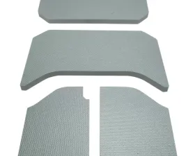 Design Engineering DEI Jeep Wrangler Sound Deadening Headliner 2007-2010 4-Door - 4 Piece Gray