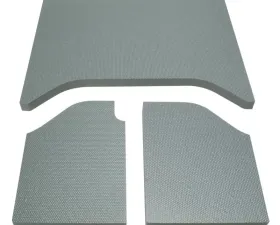 Design Engineering DEI Jeep Wrangler Sound Deadening Headliner2007-2010 2-Door - 3 Piece Gray