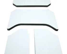 Design Engineering DEI Jeep Wrangler Sound Deadening Headliner2007-2010 4-Door - 4 Piece White