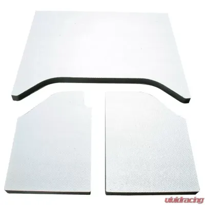 Design Engineering DEI Jeep Wrangler Sound Deadening Headliner2007-2010 2-Door - 3 Piece White - 50136