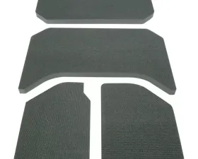 Design Engineering DEI Jeep Wrangler Sound Deadening Headliner 2011-2018 Jk 4-Door - 4 Piece Black