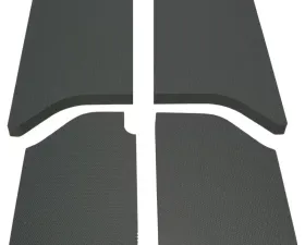 Design Engineering DEI Jeep Wrangler Sound Deadening Headliner 2011-2018 Jk 2-Door - 4 Piece Black