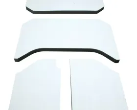 Design Engineering DEI Jeep Wrangler Sound Deadening Headliner 2011-2018 Jk 4-Door - 4 Piece White