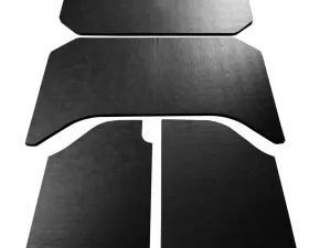 Design Engineering DEI Jeep Wrangler Sound Deadening Headliner 2007-2010 4-Dr - 4 Pc Leather Look Black