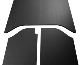 Design Engineering DEI Jeep Wrangler Sound Deadening Headliner 2007-2010 2-Dr - 3 Pc Leather Look Black