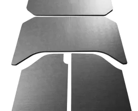 Design Engineering DEI Jeep Wrangler Sound Deadening Headliner 2007-2010 4-Dr - 4 Pc Leather Look Gray