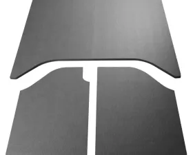 Design Engineering DEI Jeep Wrangler Sound Deadening Headliner 2007-2010 2-Dr - 3 Pc Leather Look Gray