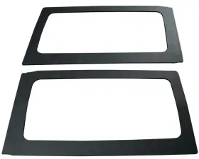 Design Engineering DEI Jeep Wrangler Sound Deadening Rear Side Window-2011-18 Jk 2Dr Leather Look Black
