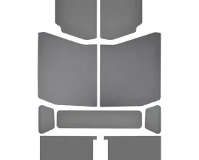 Design Engineering DEI Jeep Jl 4Dr 2018-Up Headliner Kit Gray Leather Look  9Pc