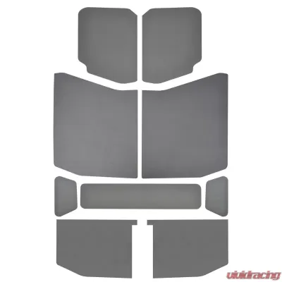 Design Engineering DEI Jeep Jl 4Dr 2018-Up Headliner Kit Gray Leather Look 9Pc - 50171