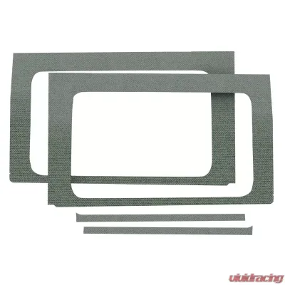 Design Engineering DEI Jeep Jl 4Dr 2018-Up Side Window Gray 4Pc - 50174