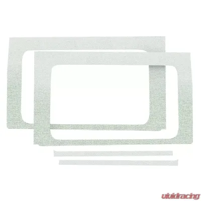 Design Engineering DEI Jeep Jl 4Dr 2018-Up Side Window White 4Pc - 50175